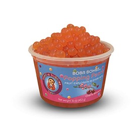 CHERRY BLOSSOM (Sakura) Boba Bombs Popping / Bursting Boba Pearls / Dessert Topping by Buddha Bubbles Boba