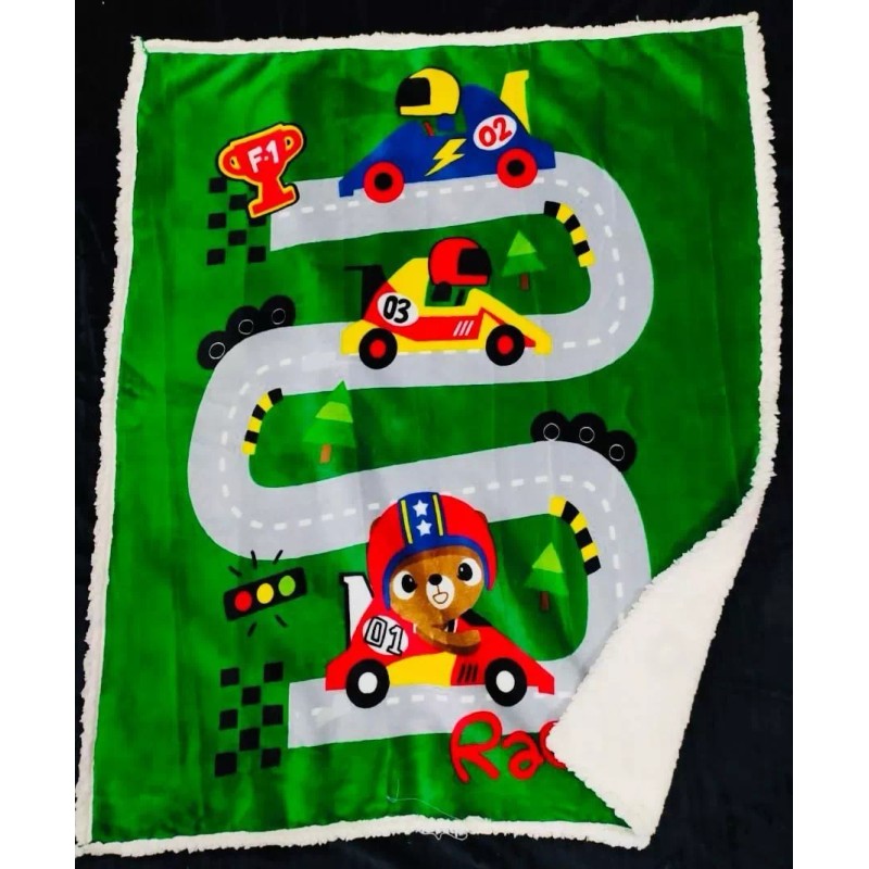 Carla Depot 10 Cobertor Para Bebe Reverso Borrego Surtido