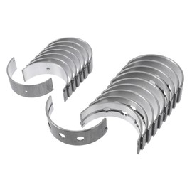 X AUTOHAUX Main Bearing and Connecting Rod Bearing Kit No.1170175022/1304175010 for Toyota Tacoma 1995-2004 Engine Crankshaft Rod Bearing Metal Silver Tone 18Pcs