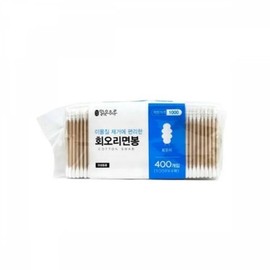 TBZ BTM OPP whirlpool cotton swabs 400 pieces (100 x 4 pieces) / TBZ BTM OPP 회오리면봉 400개입(100개x4p)