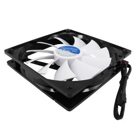 AAB Cooling Super Silent Fan 14 - Silent and Efficient 140mm Fan with 4 Anti-vibration Pads | CPU Fan | Silent Case Fan | PC Fan 140mm | 12V