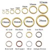100pcs Antique Bronze Strong No Fade Open Split Jump Rings