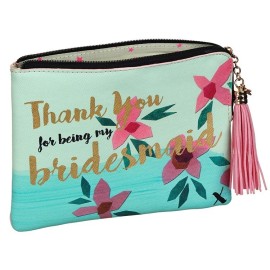 House of Disaster Ta-Daa Bridesmaid Pouch, Cosmetic make up Bag Thank You Gift