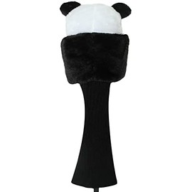 Panda Golf Driver Head Cover, Fit Max Driver 460CC and Fairways,Plush Fabric, Smooth and Soft Touch Feeling