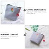 DOITOOL Napkin Storage Bag Cute Pad Pouch Zipper Pouch Coin
