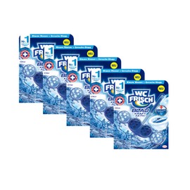 WC FRISCH Kraft Aktiv Blue Rinse Chlorine, Pack of 5 (5 x 1 Piece)
