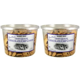 Trader Joe's 2 Packs Trader Joe's Crispy Crunchy Chocolate Chip Cookies 18 oz Each Pack