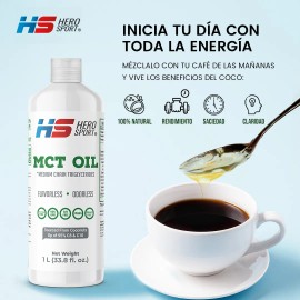 Mct Oil 1 Lt Hero Sport Sabor Sin sabor