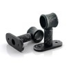 GIRASOLE HOME® Adjustable Short Curtain Pole Brackets 2 Pack for