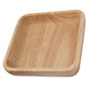 Wood Salad Bowl Square Thicked Simple Food Rice Salad Bowl