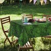 Kochorie 2 Pieces Green Moss Pattern Plastic Tablecloth 108 x