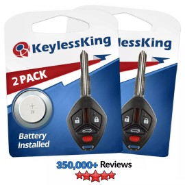 KeylessKing* 2 Replacement for 2007 2008 2009 2010 2011 2012 Mitsubishi Eclipse Key Remote