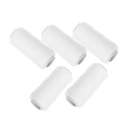 MAGICLULU 5 Rolls Face Puller Cotton Thread Hair Epilation Thread Tool for Threading Hair Thread for Hair Removal Epilator Face Thread Epilator Made of Wink Rope White