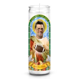 Saint Tom Brady: Celebrity Prayer Devotional Candle, Non Scented, Novelty Candle