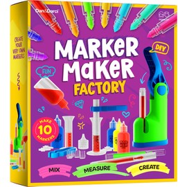 Dan&Darci Marker Making Kit for Kids - Arts and Crafts for Kids Ages 6 7 8 9 10 11 12 Year Old - Crafts for Girls 8-12 - Girl Birthday Gift - Summer Activities - Craft Gifts Toys Age 6-8, 8-12