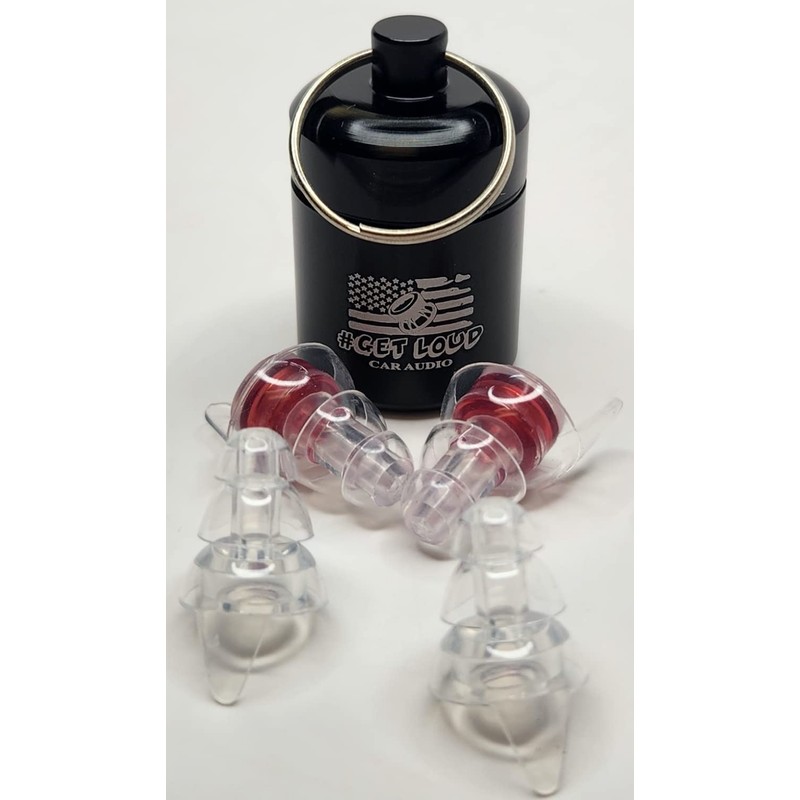 Sky High Car Audio Bass Blockers (Red)