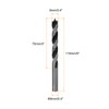sourcing map Brad Point Drill Bits 9mm(23/64") Dia Straight Round