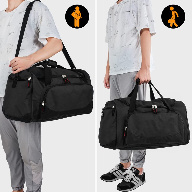 55L Gym Bag for Men/Women, Large Sports Duffle Bags, Lightweight