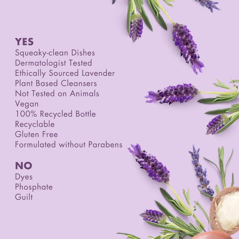 Love Home and Planet Dishwasher Detergent, Gel Lavender & Argan