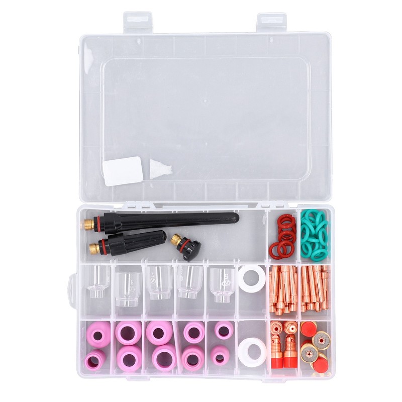 TIG Welding Torch Accessories Glass Cups Gas Lens Chuck Alumina