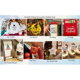 Silk Screen Stencil Self Adhesive Christmas Silk Screen Transfer 10 Pcs, Snowman Snowfalke Buffalo Plaid Christmas Tree Mesh Stencil for Painting on Wood/Fabric/Wall/Glass, Xmas Winter Holiday Decor