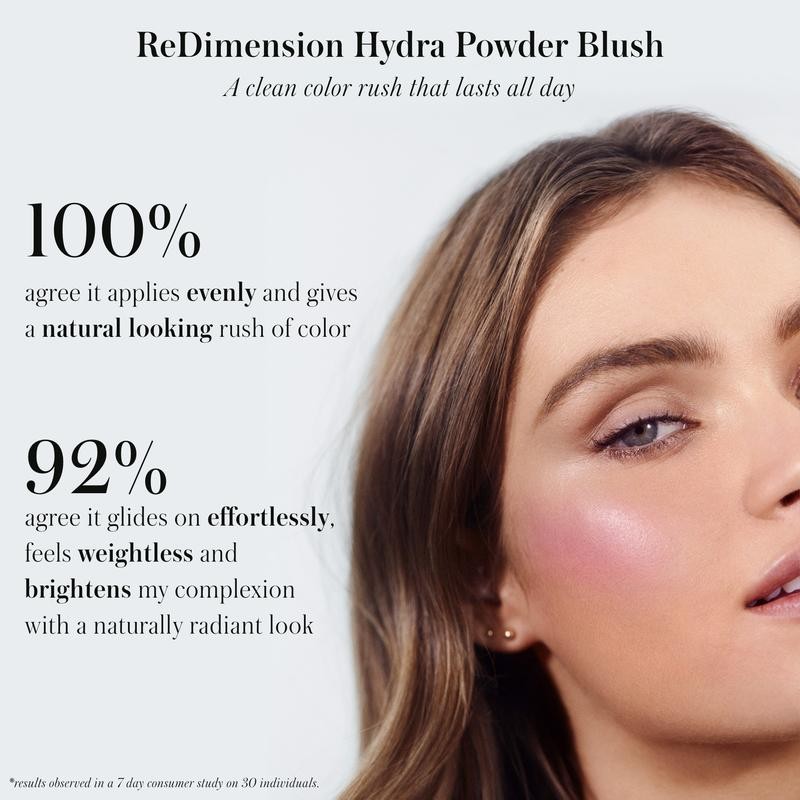ReDimension Hydra Powder Blush Makeup with Compact - Organic Gel