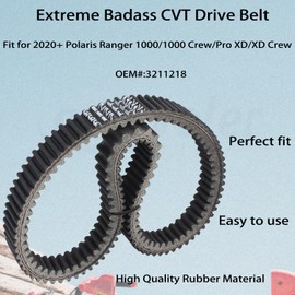Amavoler CVT Drive Belt Aftermarket Replacement Accessory Fit for 2020+ Polaris Ranger 1000 / Crew | 2020+ Polaris Ranger Pro XD/Crew 3211218.