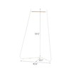 IRIS USA Stylish Corner Clothes Rack for Hanging Clothes, Easy