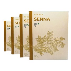  Tea Senna Cassia Senna, Cleansing Senea Leaves for Laxative Colon Cleansing - 20 Tea Bags (Pack of 4)