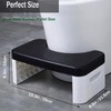 Toilet Stool, Plastic Portable Non-Slip Squat Stool, Adult Poop Stool,
