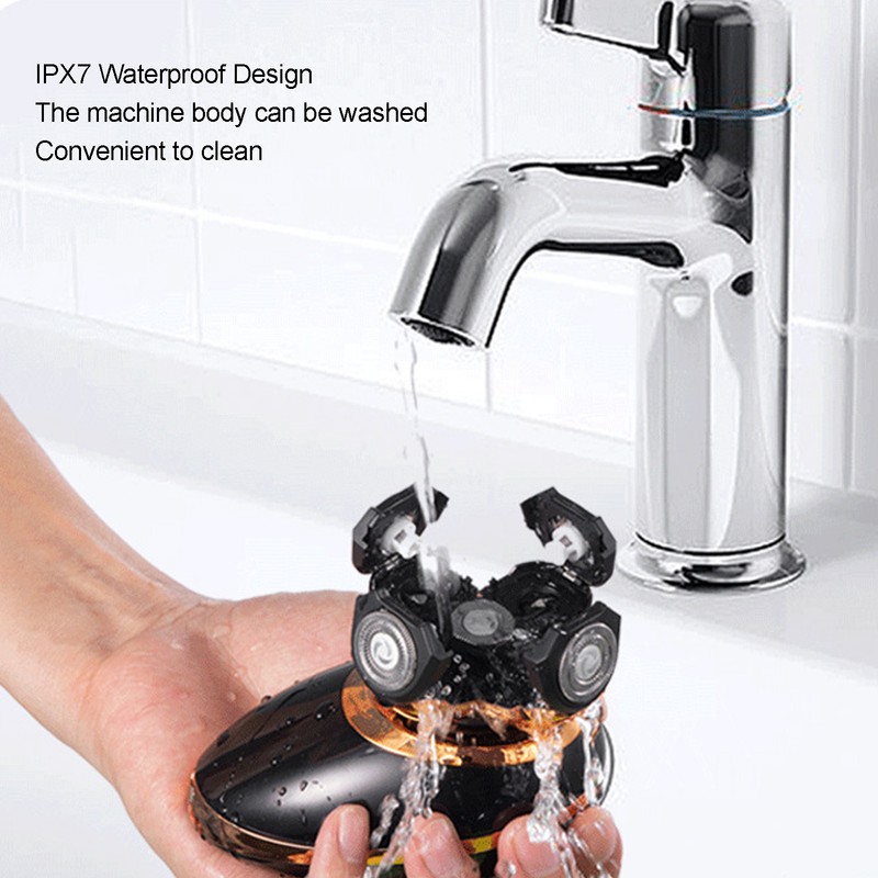 5 in 1 Electric Head Shaver IPX7 Waterproof Intelligent Floating