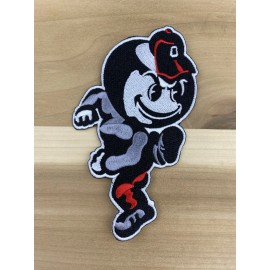 THE OHIO STATE BUCKEYES BRUTUS FOOTBALL EMBROIDERED IRON ON PATCH 4.5” Tall