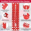 Manalete Thread Checker, 30 Nut and Bolt Thread Checker, Screw