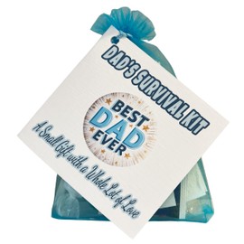 The Ultimate Dad Survival Kit | Packed with Love & Laughs | For Father’s Day or Birthday | A Creative and Meaningful Alternative to a Traditional Card