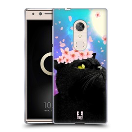 Head Case Designs Flower Crown Cats And Blossoms Soft Gel Case Compatible for Alcatel 5 (2018)