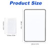 8pcs Page Magnifying Sheet for Reading, 4.7x7.1in & 2.2x3.2in 3X