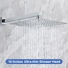 Tub Spout Shower Faucet, Luxury Rain Mixer Shower Combo Set,