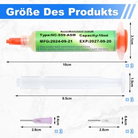ZOCONE Pack of 3 Flux Soldering, 30 ml Lead-Free Soldering Flux Paste, No Cleaning Rosin Soldering Flux Paste for SMD BGA LED PCB Electronics Soldering Flux for Soldering