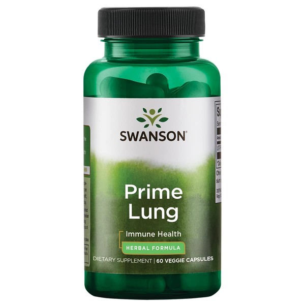 Swanson Prime Lung 60 Veg Caps