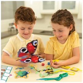 Galt Natural History Museum, Let's Learn Tiny Creatures - 6 Projects & Fact Activity Cards - Fun Educational Arts & Crafts Kit for Kids - STEAM Learning Games & Puzzles for Children, Ages 4 Years +