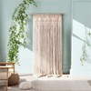 OIHYA Macrame Curtain Wall Hanging Handmade Boho Curtains for Wedding