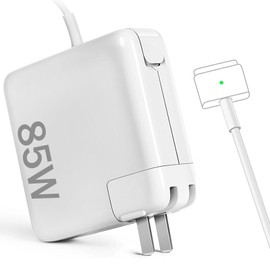 Cargador Rápido de 85W para Macbook, Adaptador de Corriente en Forma de T, Cargador de Portátil T-Tip Compatible con MacBook Pro y MacBook Air Retina de 13”/15"/17“ (Después de Mediados de 2012)