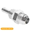 Hose Barb, AN8 3/8 Flare Bulkhead Hose Barb Aluminum Alloy