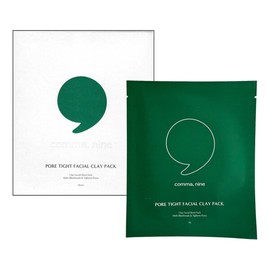 Comma Nine Pore Tightening Green Clay Mask 15g 4 Sheets (6 Pack) / Circle / 콤마나인 포어 타이트닝 그린 클레이 마스크 15g 4매 6개  써클
