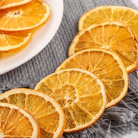 Mkostlich Dried Orange Slices, 3.52oz/100g Dehydrated Orange Slices, Natural Dried Oranges for Cocktails/Christmas Decor/Candles/Crafts, No Sugar Added