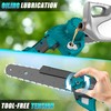 2-in-1 Electric Pole Saw for Tree Trimming, 8 Inch Cordless