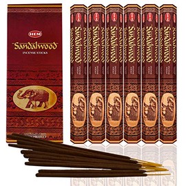 HEM Sandalwood Hexa Incense Sticks