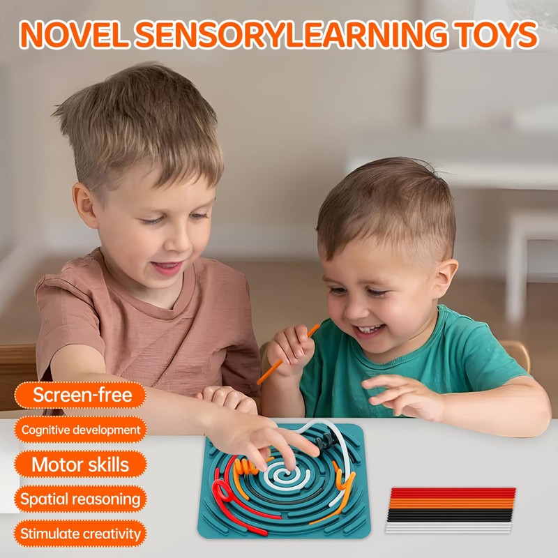 ZONBBEE Sensory Activity Board Sensory Items Toys for Toddlers Kids