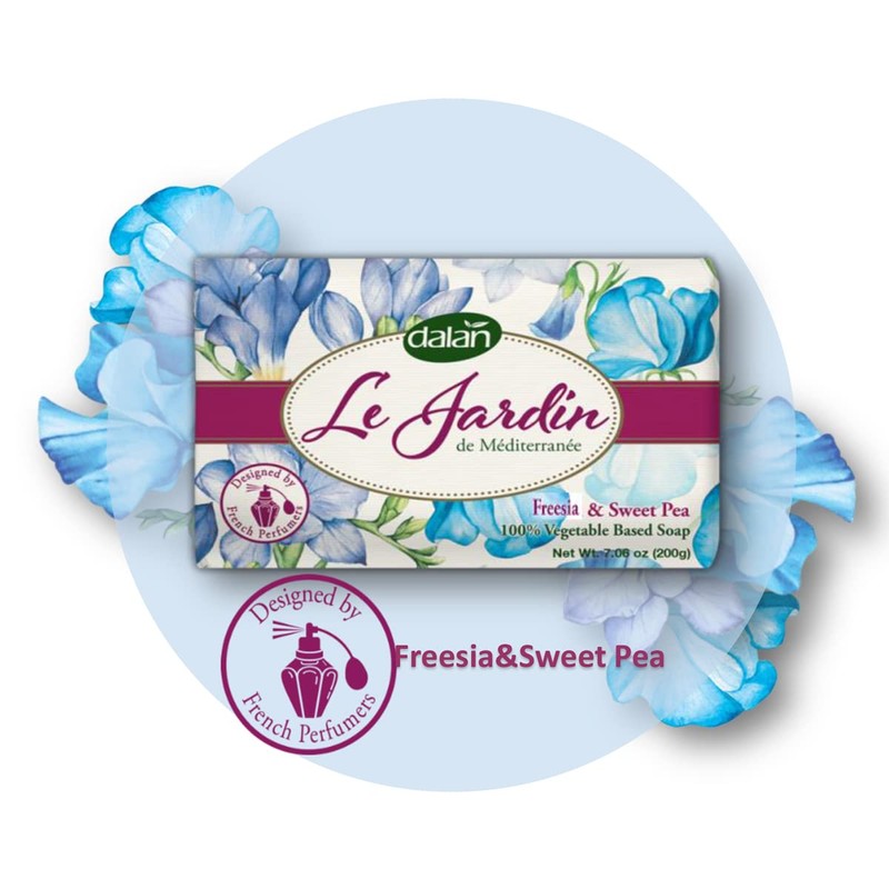 Dalan Le Jardin Soap 3 x 200 g (Freesia &