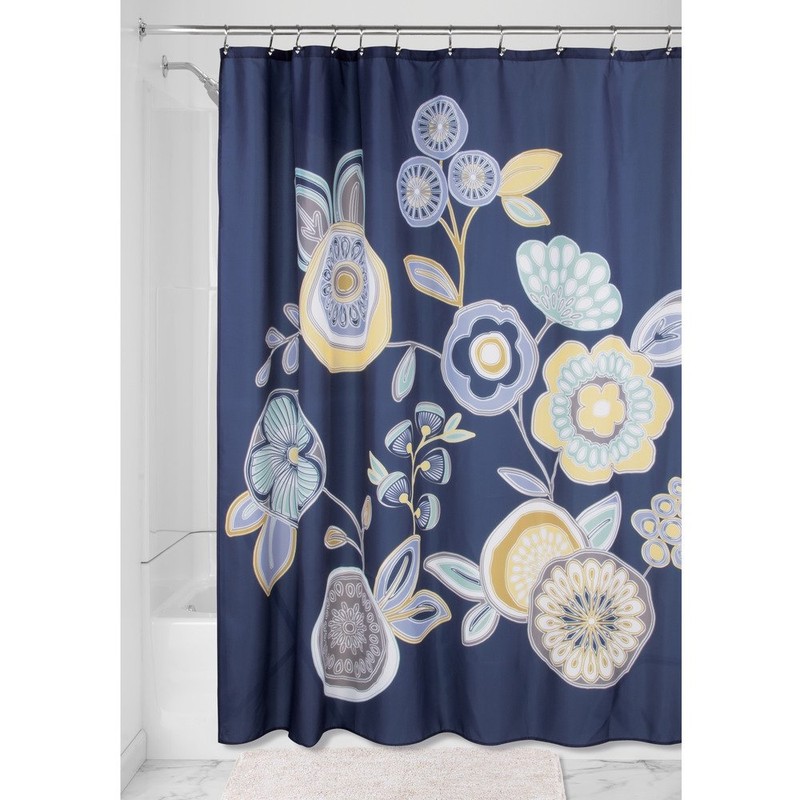 InterDesign Shower Curtain, 72.1 inches (183 x 183 cm)